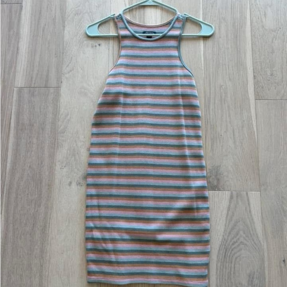 Striped ribbed dress. Target Wild Fable